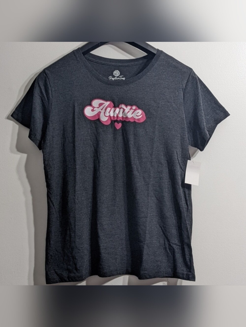Auntie Black Graphic T-Shirt, Size XLarge, New With Tag